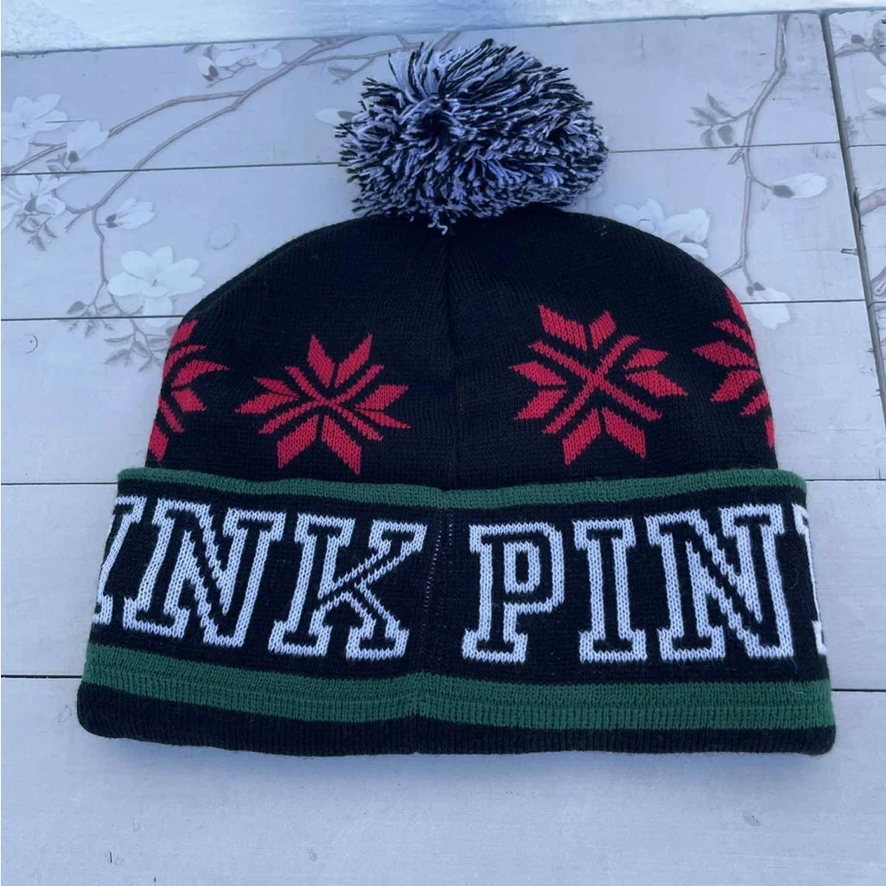PINK Victoria's Secret Beanie with Pom Pom